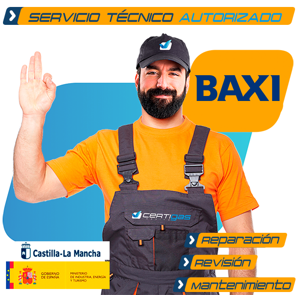 Servicio Técnico Calderas Baxi en Toledo