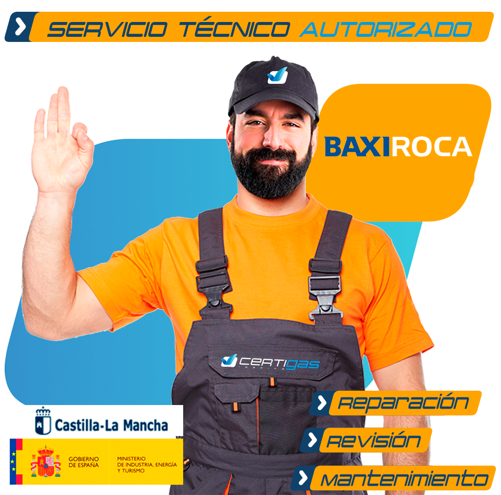Servicio Técnico Calderas BaxiRoca en Toledo