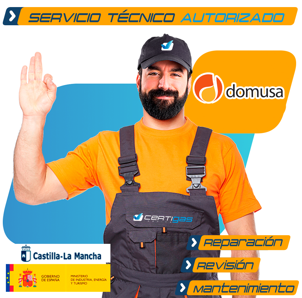 Servicio Técnico Calderas Domusa en Toledo