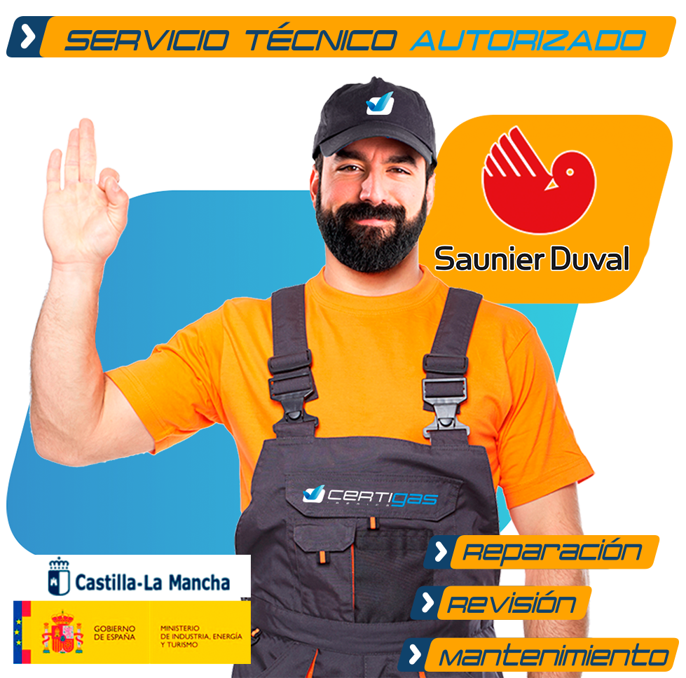 Servicio Técnico Calderas Saunier Duval en Toledo