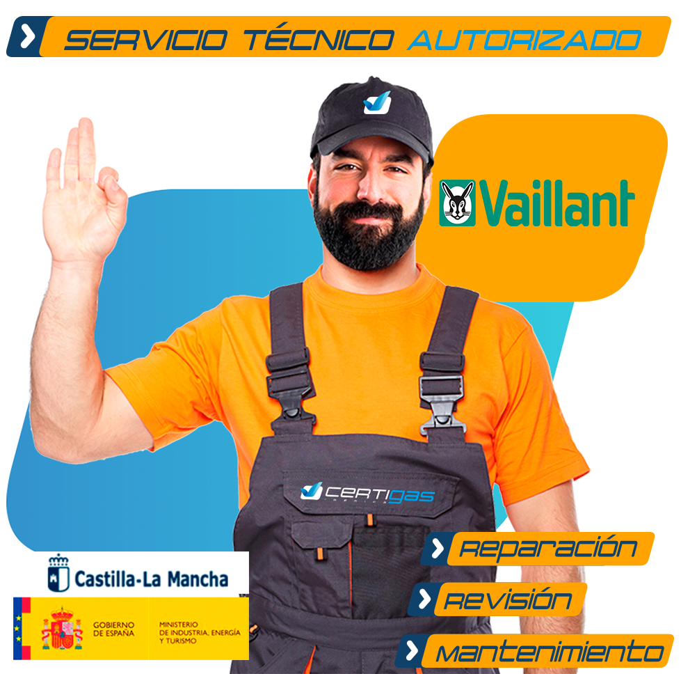 Servicio técnico calderas Vaillant en Toledo