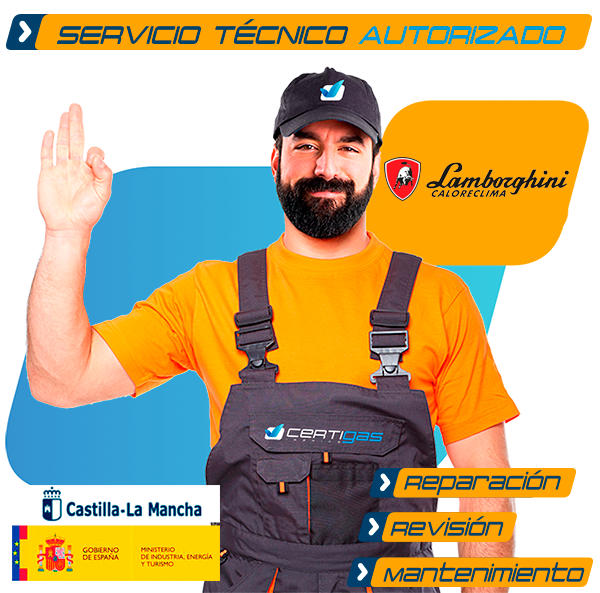 Servicio técnico calderas Lamborghini en Toledo
