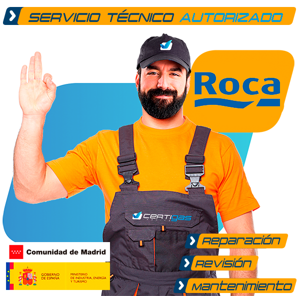 servicio técnico calderas Roca en Madrid
