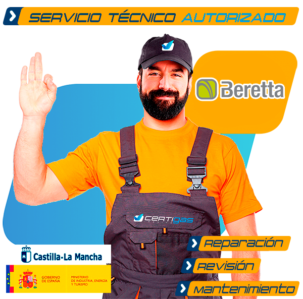 reparación calderas beretta en Toledo