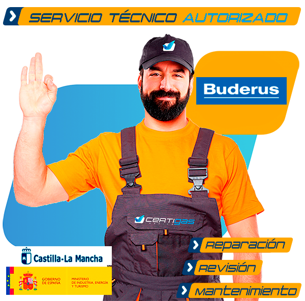 Reparación calderas Buderus en Toledo