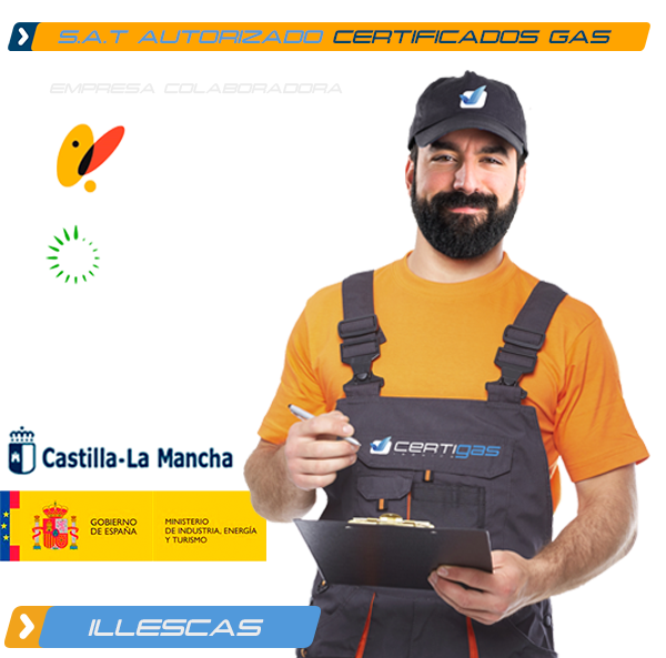 certificado de gas natural en Illescas