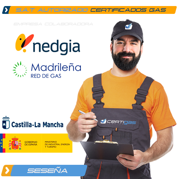 certificado de gas natural en Seseña