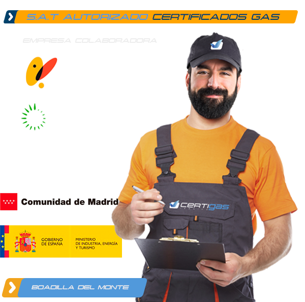 Certificado de Gas Natural en Boadilla del Monte