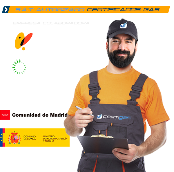certificado de gas natural en Fuenlabrada